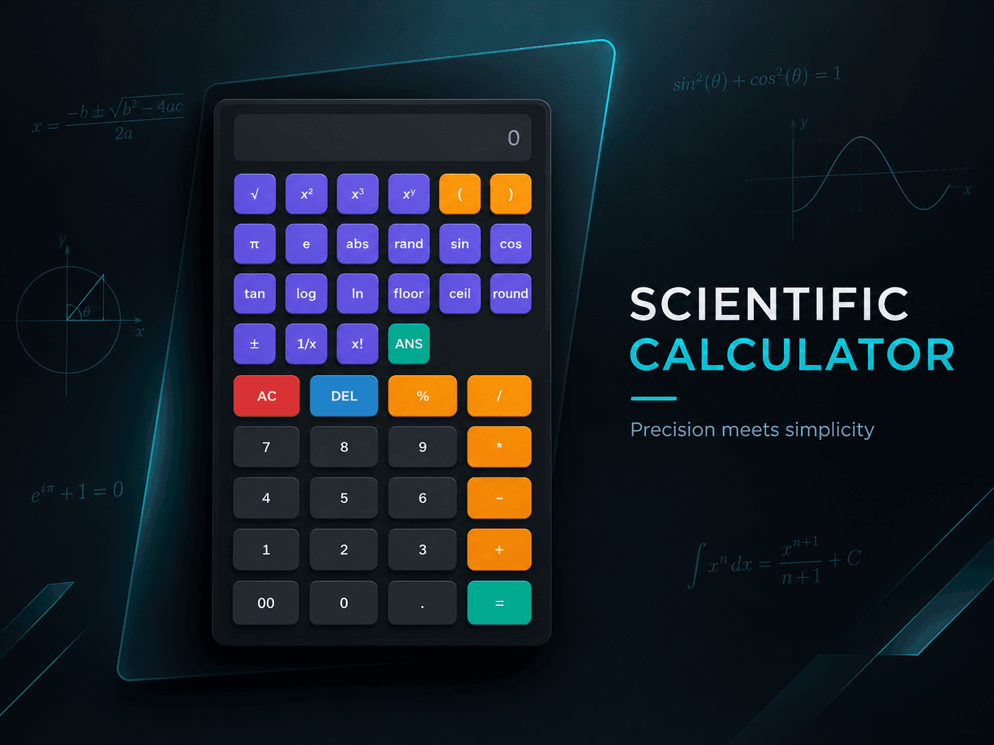 Scientific Calculator project cover